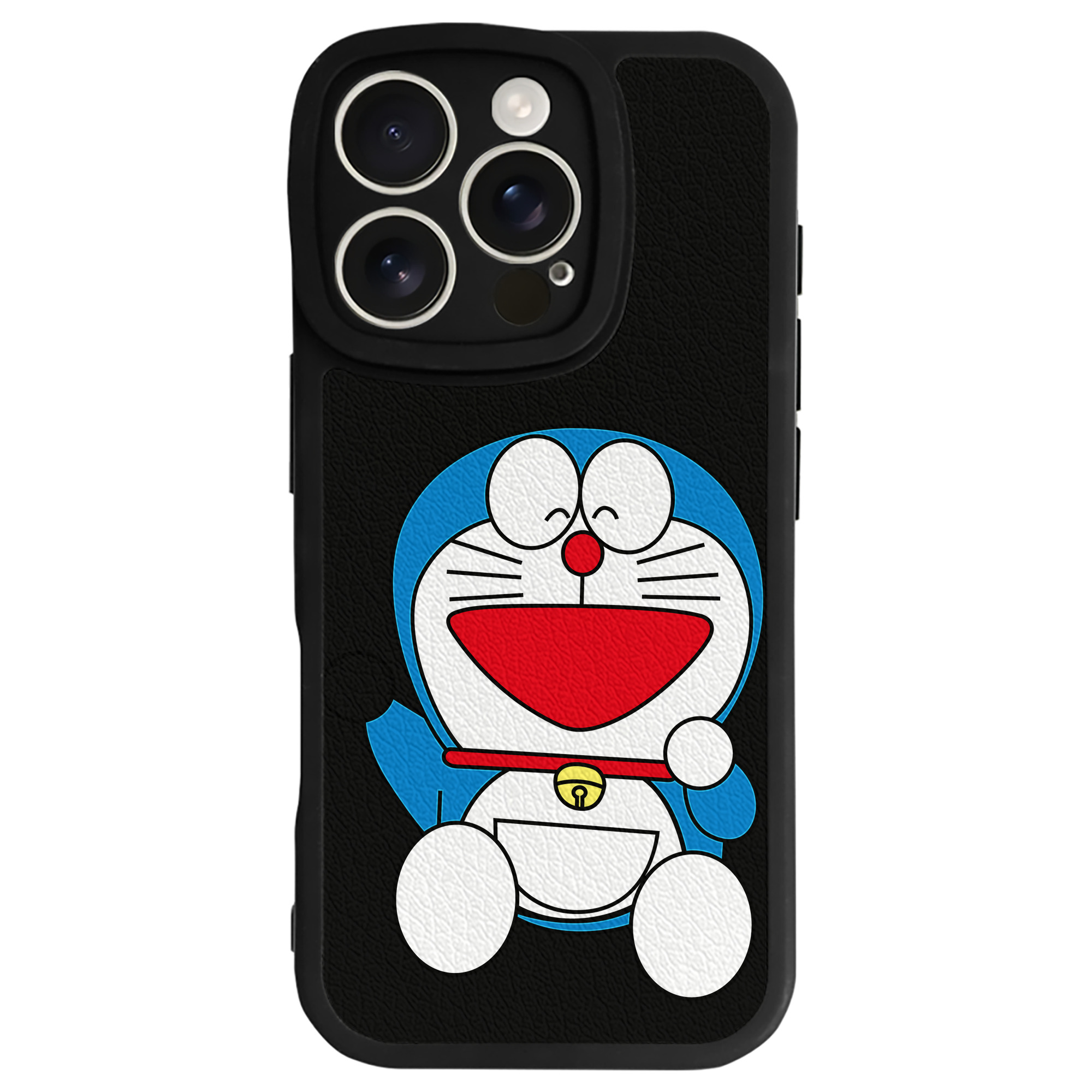 （画像用） ドラえもん Doraemon 【iPhone 16シリーズ対応】シリコンスマホケース（レザー調） 材質：シリコン